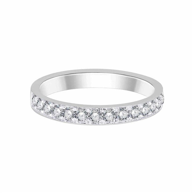 Demi Alliance Serti Clos Diamant 0,43ct
