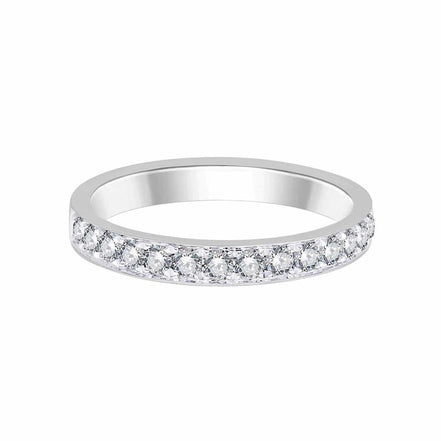 Demi Alliance Serti Clos Diamant 0,43ct