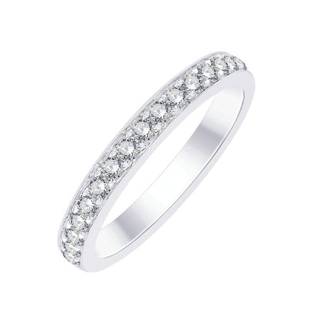 Demi Alliance Serti Clos Diamant 0,34ct I