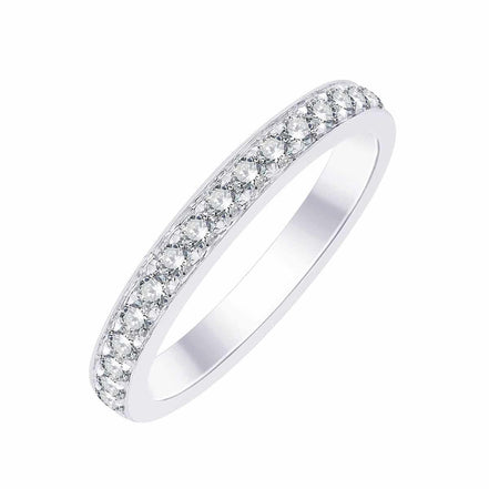 Demi Alliance Serti Clos Diamant 0,34ct I