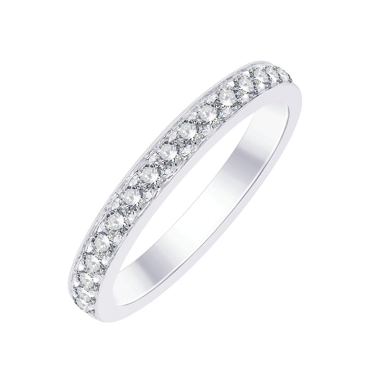 Demi Alliance Serti Clos Diamant 0,34ct I