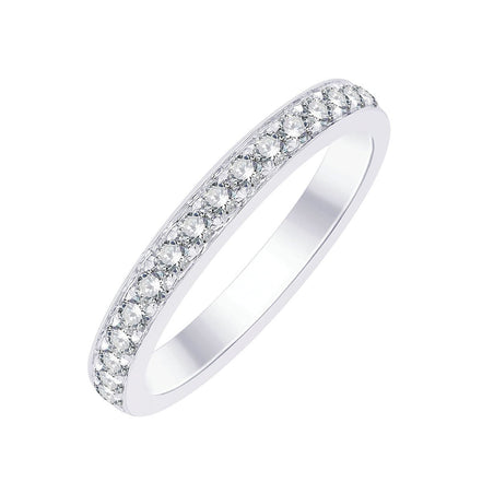 Demi Alliance Serti Clos Diamant 0,34ct I
