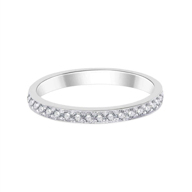 Demi Alliance Serti Clos Diamant 0,21ct