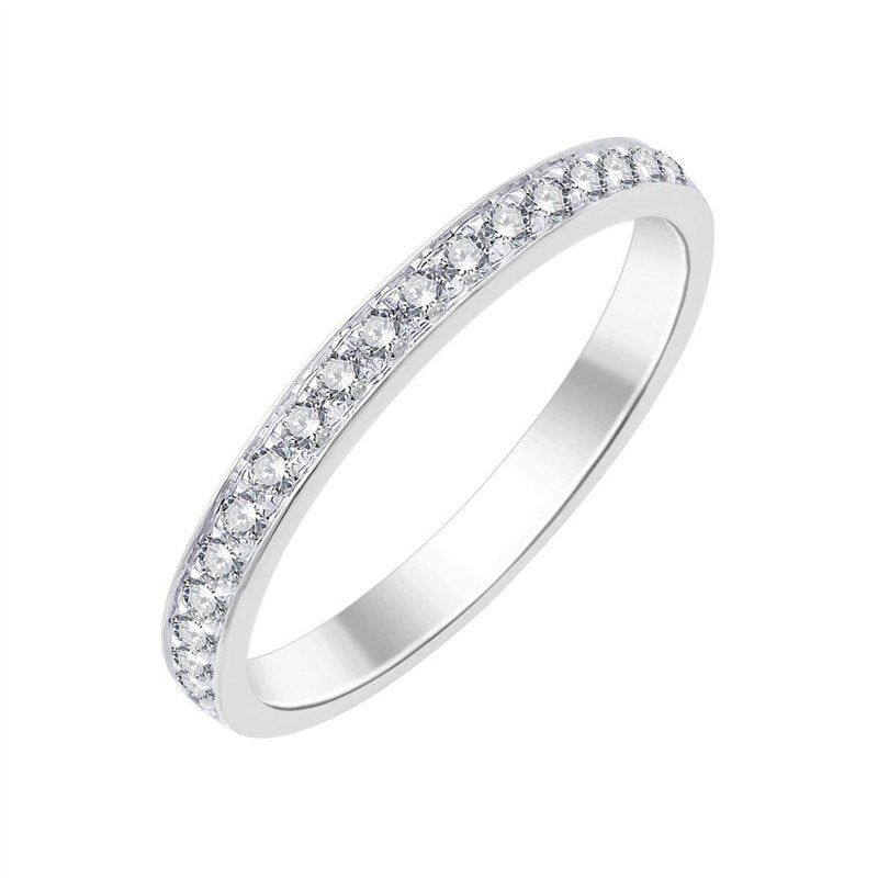 Demi Alliance Serti Clos Diamant 0,21ct