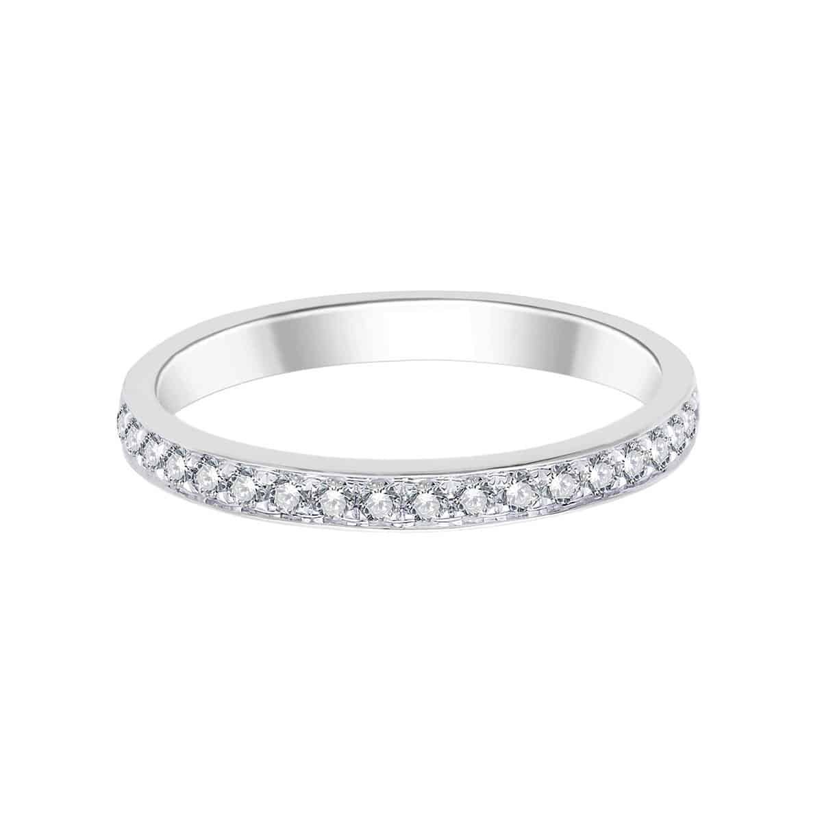 Demi Alliance Serti Clos Diamant 0,21ct