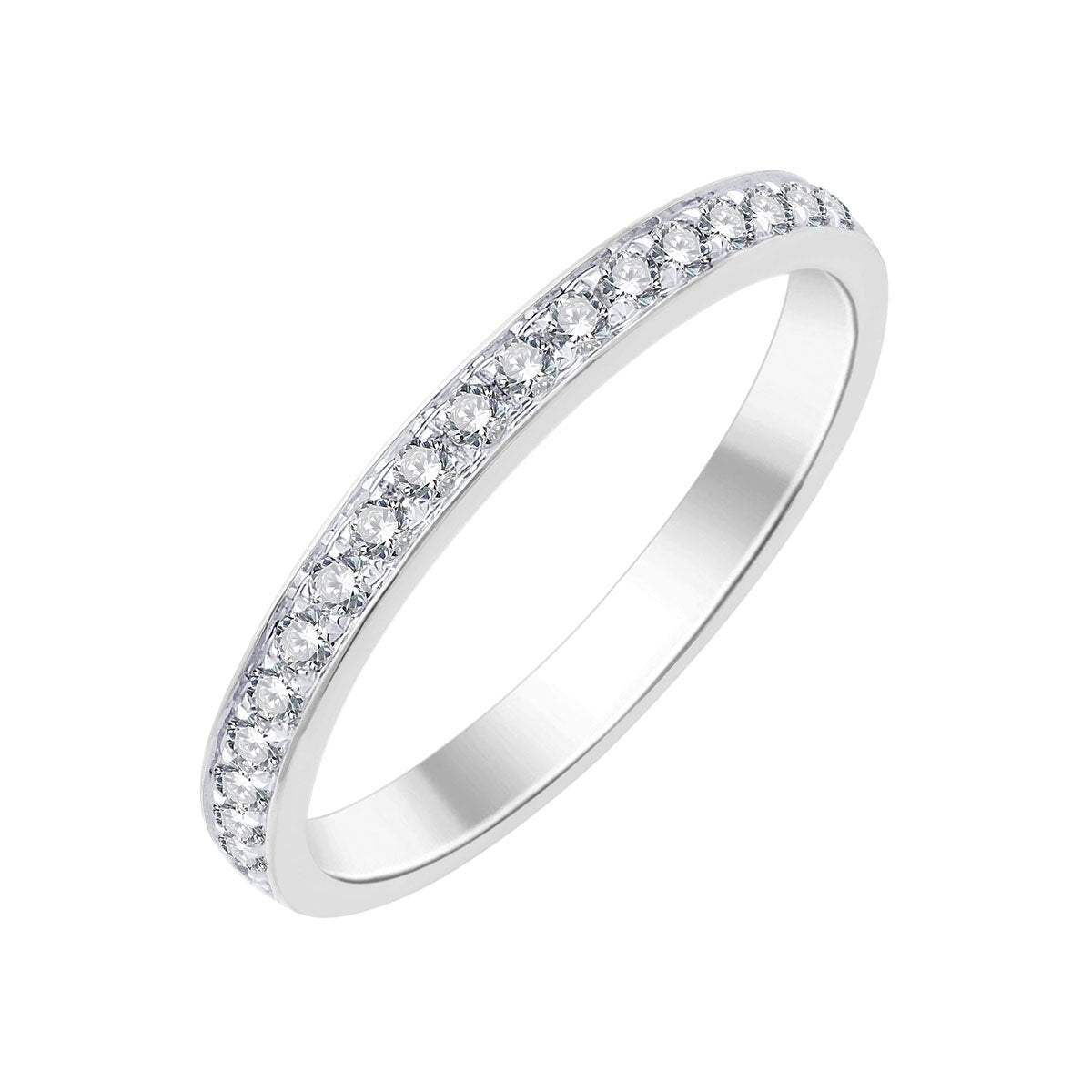 Demi Alliance Serti Clos Diamant 0,21ct