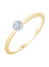 Solitaire Serti Clos Diamant 0,09ct I