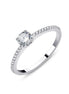 Rond Sertie Griffe Diamant 0,36ct