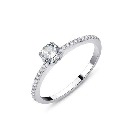 Rond Sertie Griffe Diamant 0,36ct