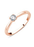 Solitaire Serti Clos Diamant 0,25ct II