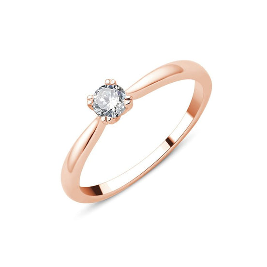 Solitaire Serti Clos Diamant 0,25ct II