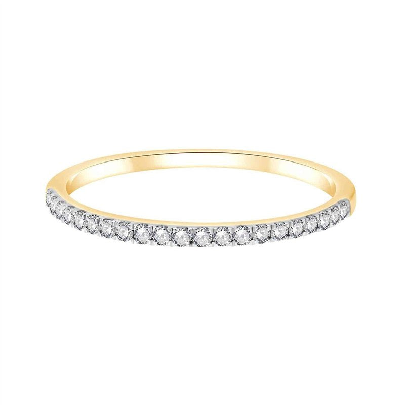 Demi Alliance Serti Clos Diamant 0,15ct I
