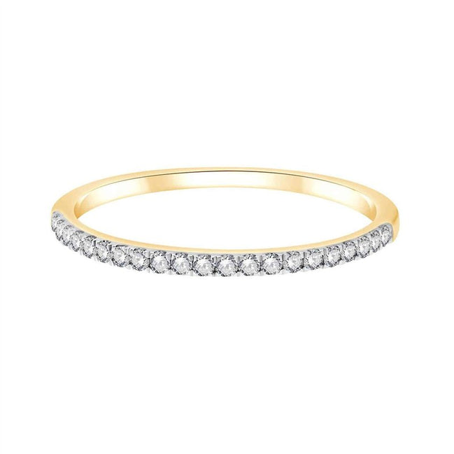 Demi Alliance Serti Clos Diamant 0,15ct I