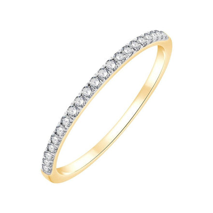 Demi Alliance Serti Clos Diamant 0,15ct I