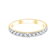 Demi Alliance Serti Clos Diamant 0,5ct I