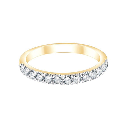 Demi Alliance Serti Clos Diamant 0,5ct I