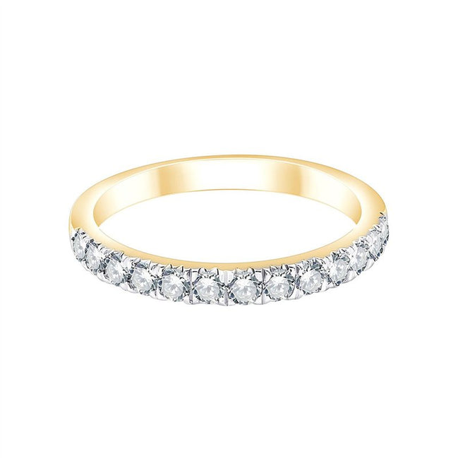 Demi Alliance Serti Clos Diamant 0,5ct I