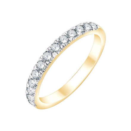 Demi Alliance Serti Clos Diamant 0,5ct I