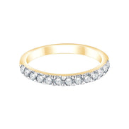 Demi Alliance Serti Clos Diamant 0,5ct I