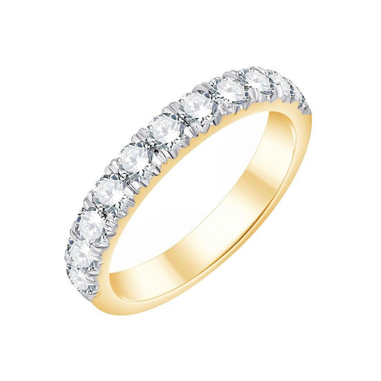 Demi Alliance Serti Clos Diamant 0,96ct