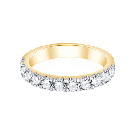 Demi Alliance Serti Clos Diamant 0,96ct