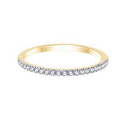 Demi Alliance Serti Clos Diamant 0,15ct II