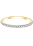 Demi Alliance Serti Clos Diamant 0,15ct II