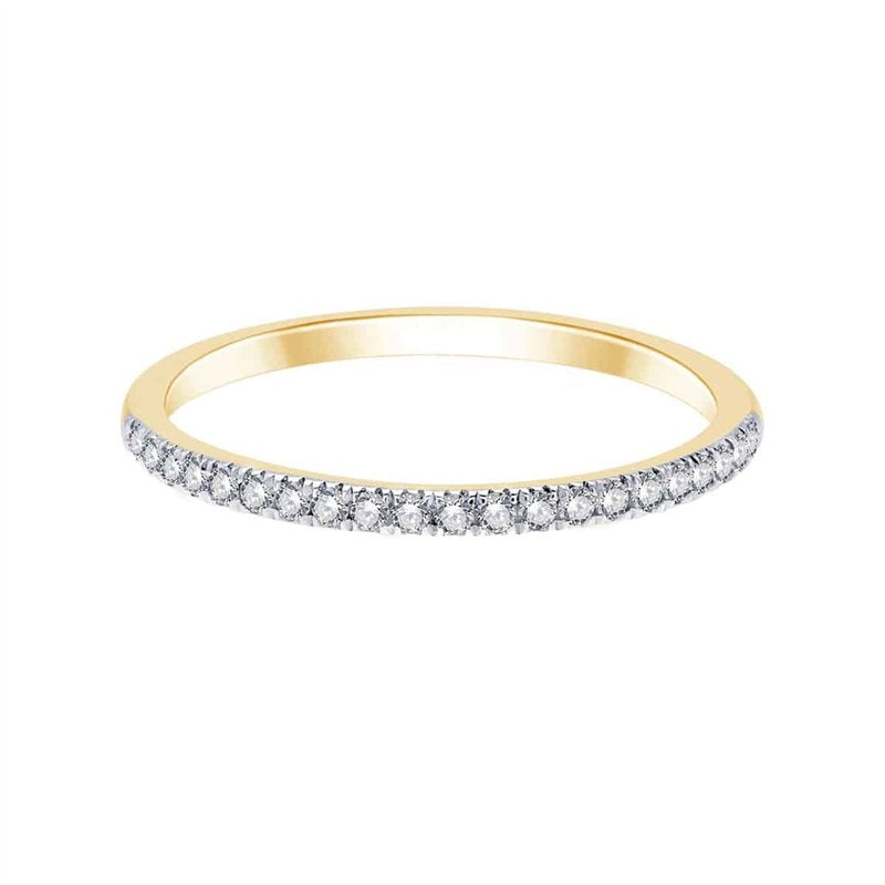 Demi Alliance Serti Clos Diamant 0,15ct II