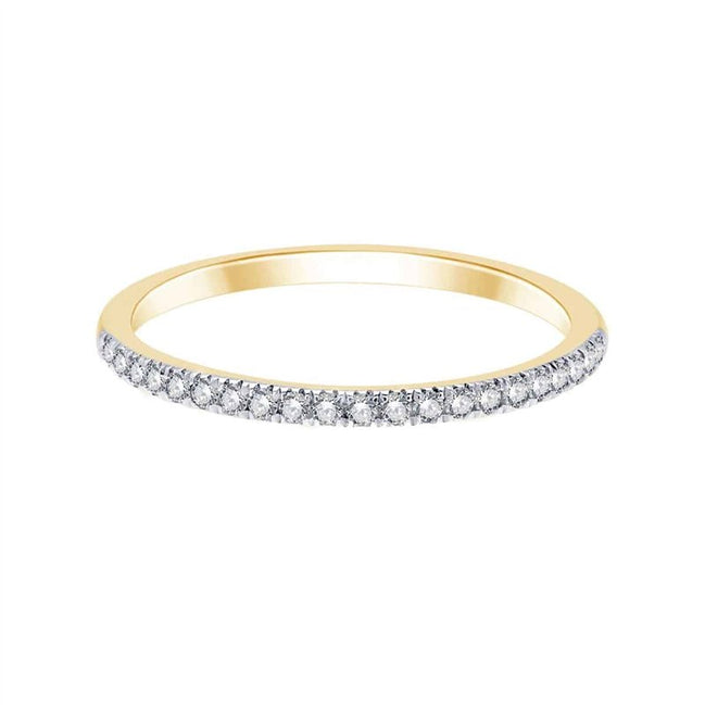 Demi Alliance Serti Clos Diamant 0,15ct II