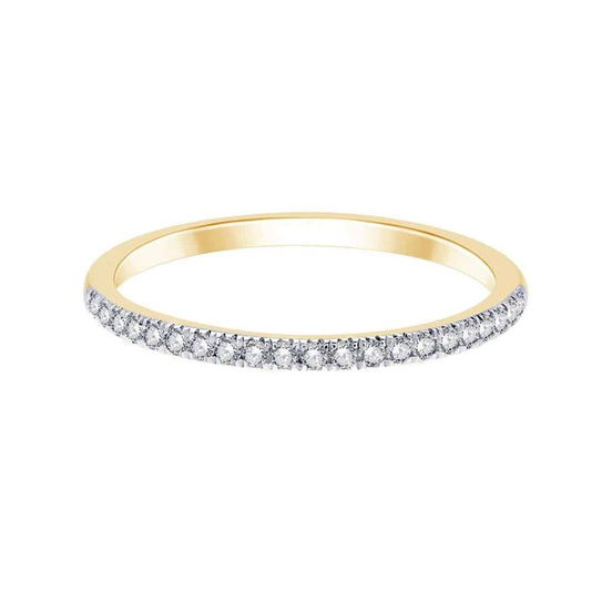 Demi Alliance Serti Clos Diamant 0,15ct II