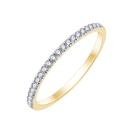 Demi Alliance Serti Clos Diamant 0,15ct II