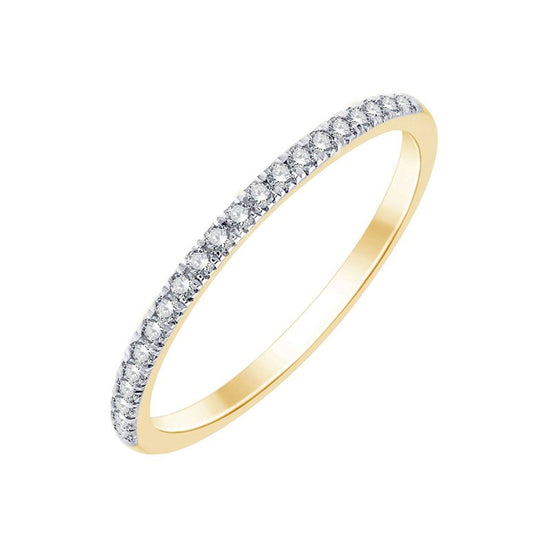 Demi Alliance Serti Clos Diamant 0,15ct II