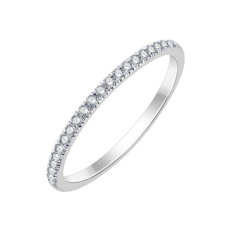 Demi Alliance Serti Clos Diamant 0,15ct II