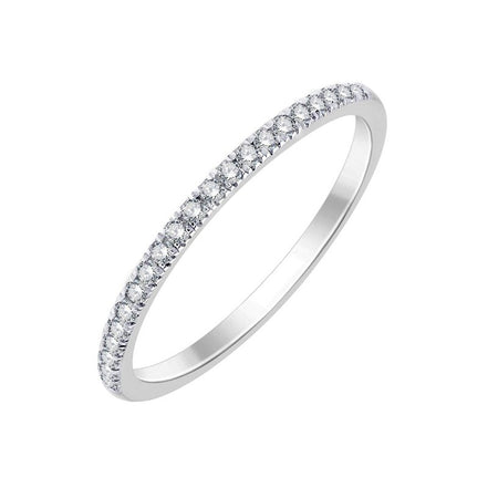 Demi Alliance Serti Clos Diamant 0,15ct II