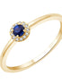 Serti Clos Saphir & Diamants 0,03ct I