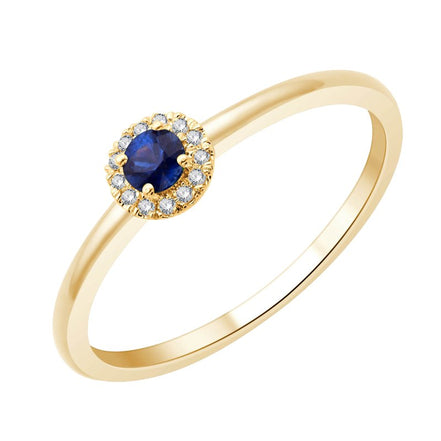 Serti Clos Saphir & Diamants 0,03ct I
