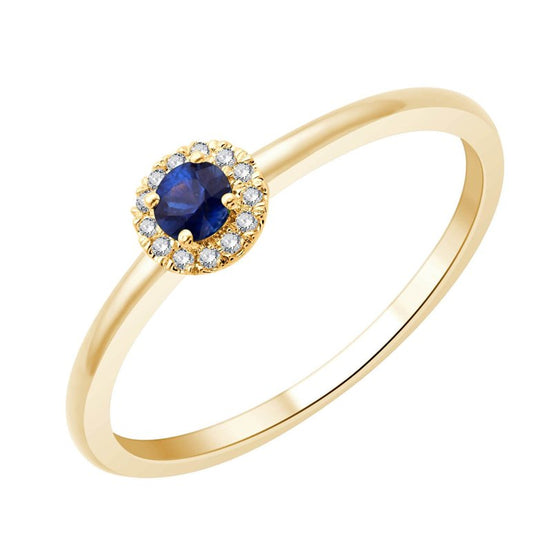 Serti Clos Saphir & Diamants 0,03ct I