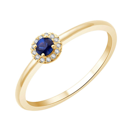 Serti Clos Saphir & Diamants 0,03ct I