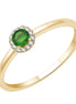 Émeraude et Diamants 0,06ct