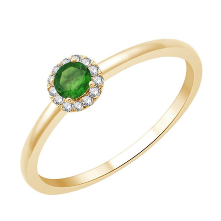 Émeraude et Diamants 0,06ct