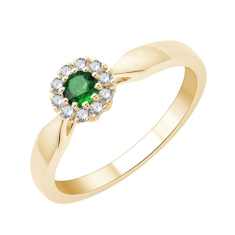 Émeraude et Diamants 0,1 carat I