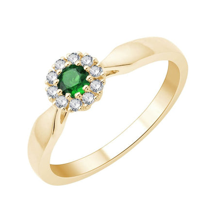 Émeraude et Diamants 0,1 carat I