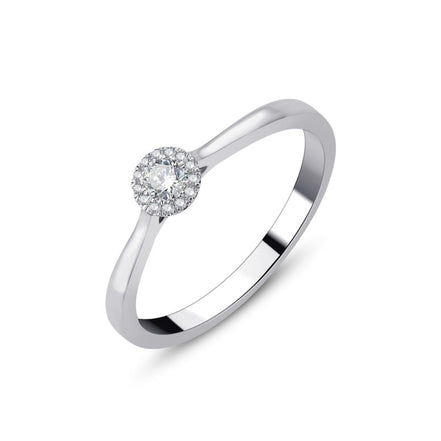 Rond Serti Griffe Diamant 0,14ct