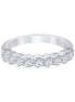 Demi Alliance Serti Clos Diamant 0,7ct