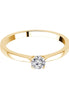 Solitaire Serti Clos Diamant 0,2ct I