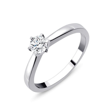 Solitaire Serti Clos Diamant 0,3ct III