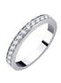 Bague Alliance Griffe Diamant 0,50ct