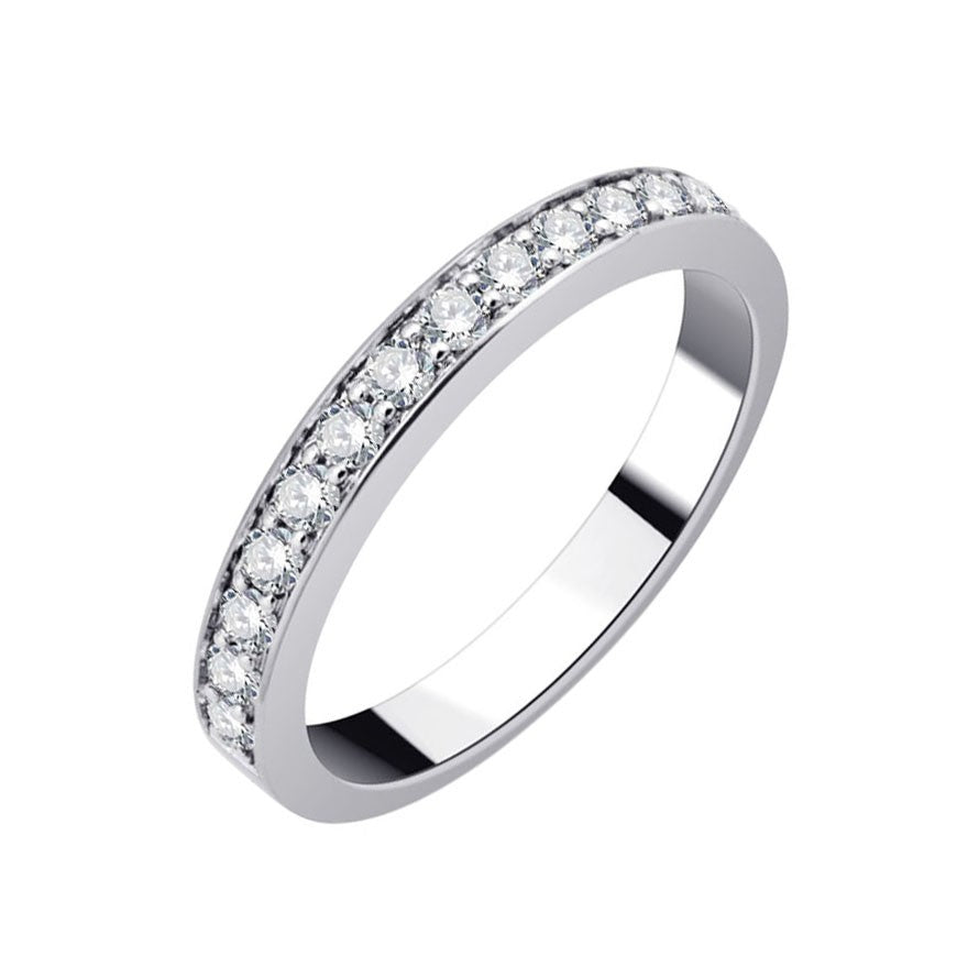 Bague Alliance Griffe Diamant 0,50ct
