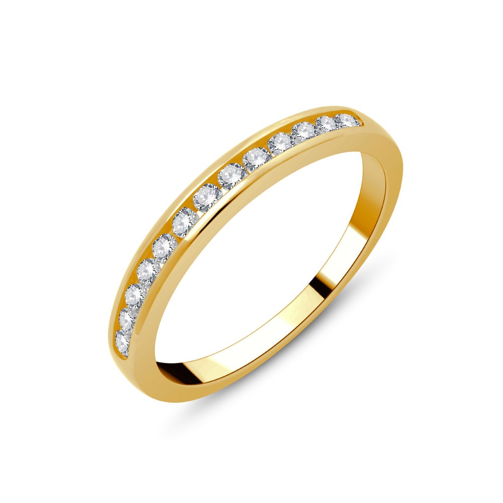 Preuve Alliance Serti Rail Diamant 0,25ct