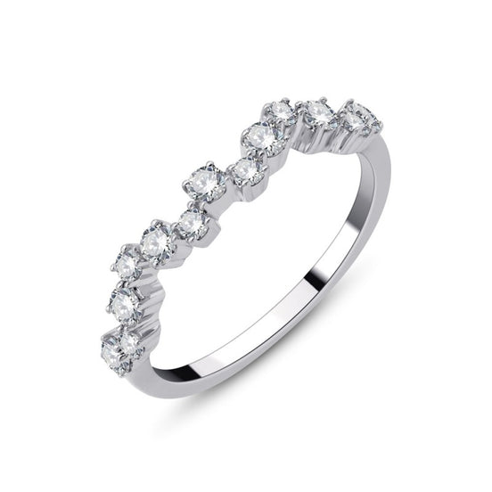 Alliance diamant rond 0,48 ct